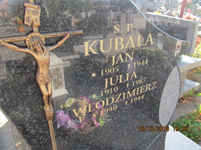 Julia Kubala 1909 Biadoliny Radłowskie - Grobonet - Wyszukiwarka osób pochowanych