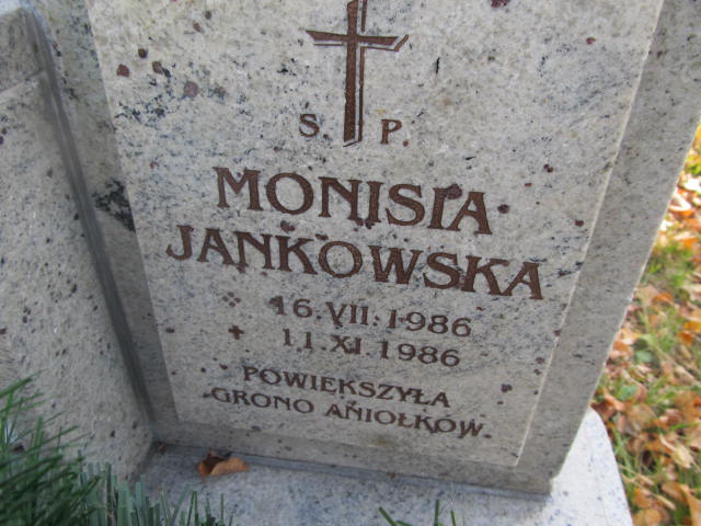 Monika Jankowska  1986 Biadoliny Radłowskie - Grobonet - Wyszukiwarka osób pochowanych